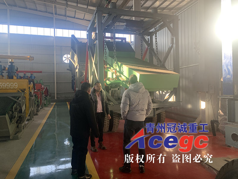 用戶實地考察重選沙金設(shè)備